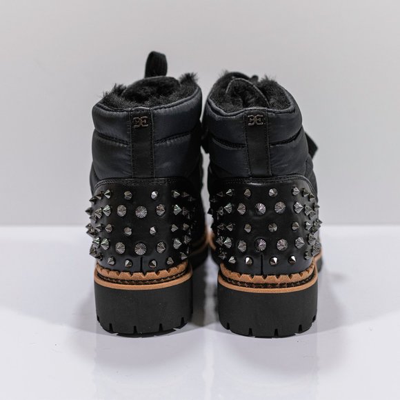 Sam Edelman Bren Leather Nylon Boots - Picture 3 of 9